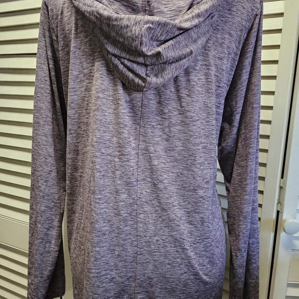 RBX Purple Pullover Lace Up Long Sleeve Hoodie Womens Size‎ 1X - Picture 3 of 6